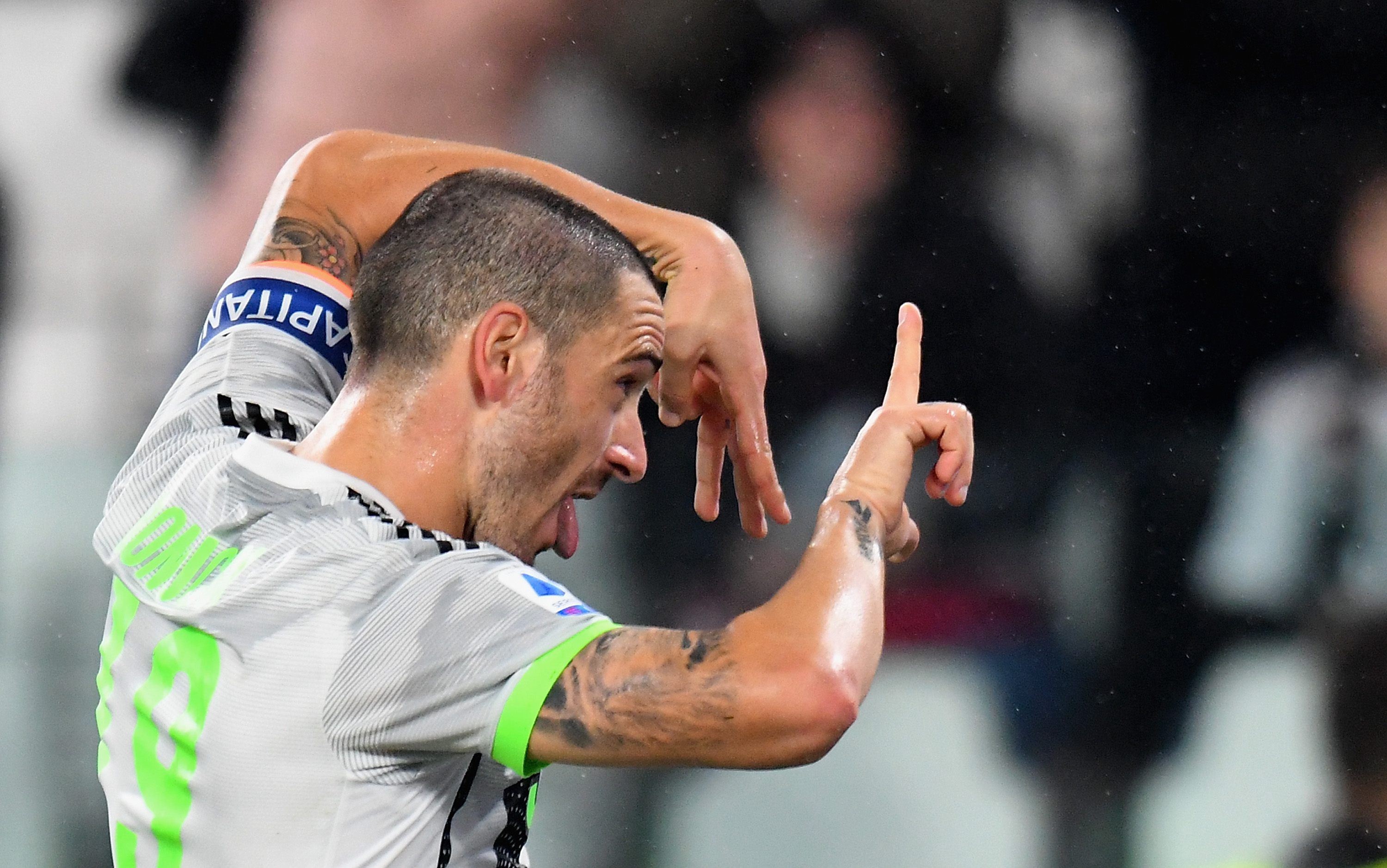 Leonardo Bonucci celebrating