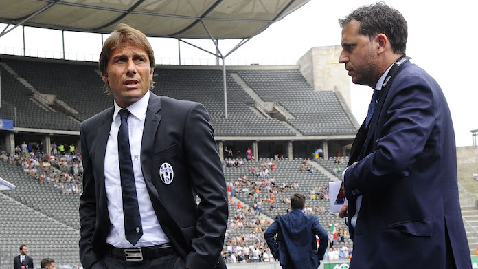 Paratici with Conte