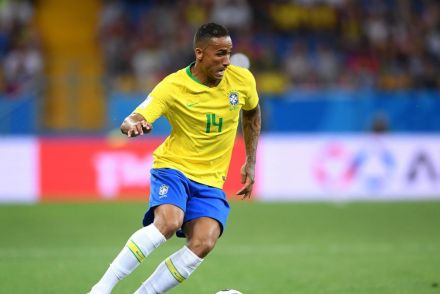 Danilo in action for Brazil