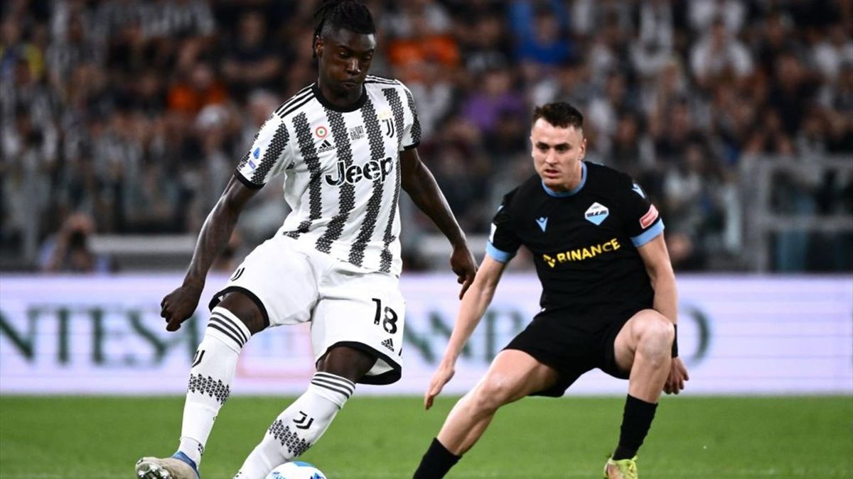 Kean playing for Juventus