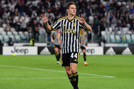 Fagioli during his time at Juventus
