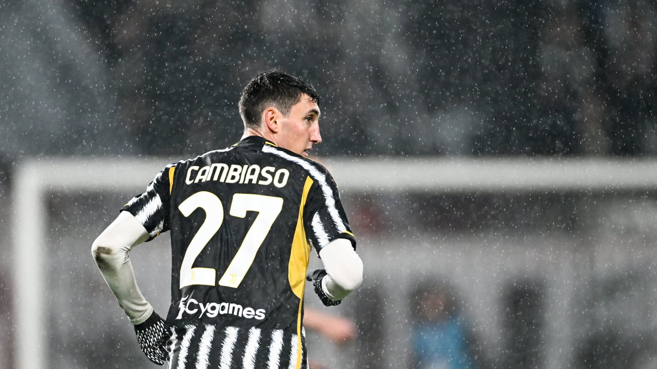 Andrea Cambiaso in action for Juventus