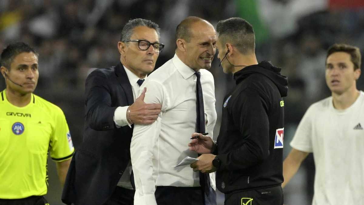 Allegri in his last Juventus match