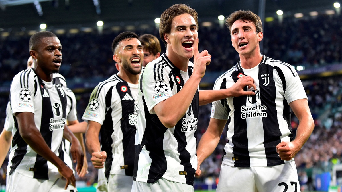 Kenan Yilddiz scoring for Juventus