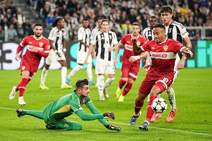 Stuttgart dominating Juventus