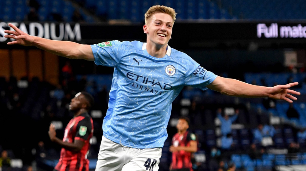 Delap during his time at Man City