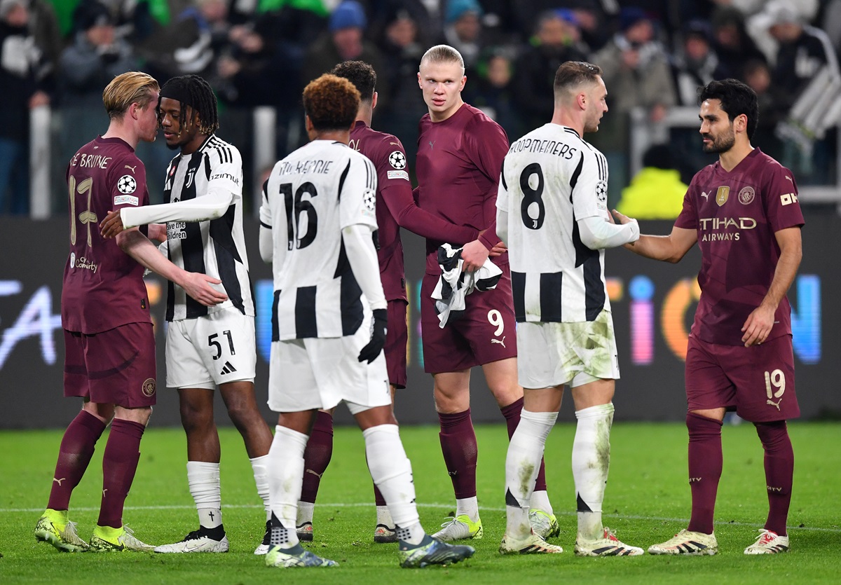 Juventus v Man City Final whistle