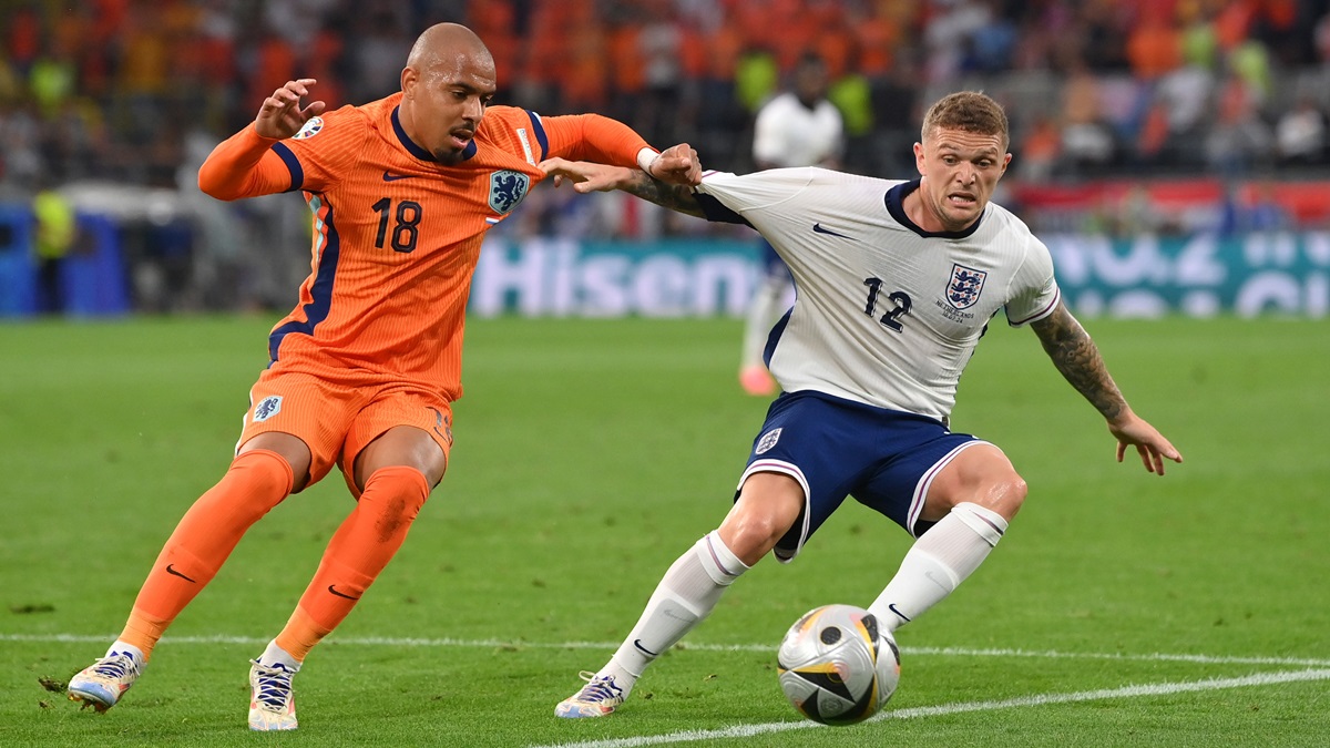 Malen in action for the Netherlands