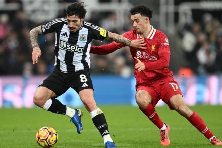 Tonali v Liverpool