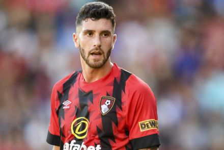 Marco Senesi in action for Bournemouth