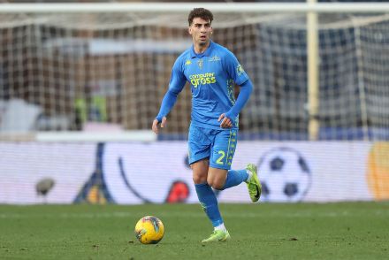 Saba Goglichidze on the pitch for Empoli