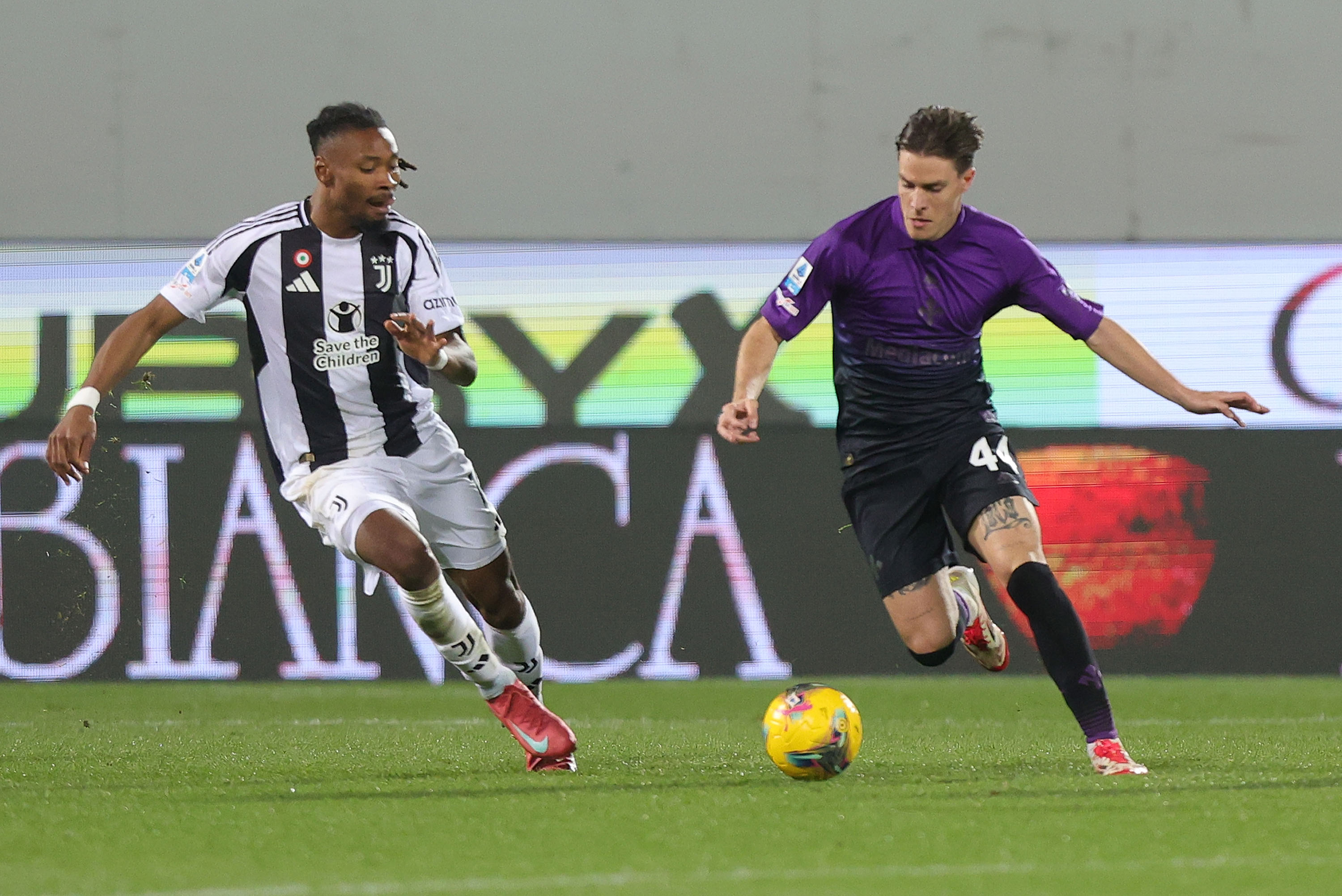 Nicolo Fagioli in action against Juventus