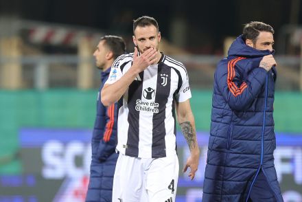 Federico Gatti on the pitch for Juventus
