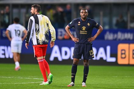 Pierre Kalulu looking disappointed