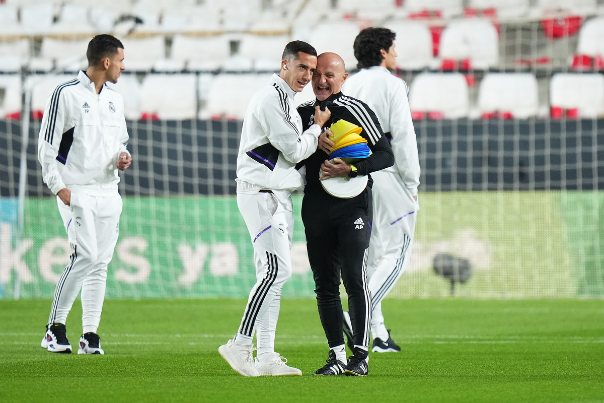 Antonio Pintus in Real Madrid training