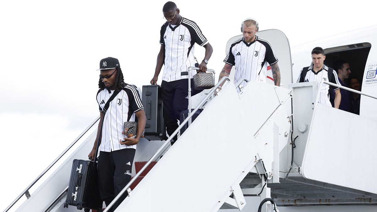 Juventus arriving for club world cup