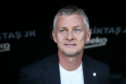 Ole Gunnar Solskjaer looking on