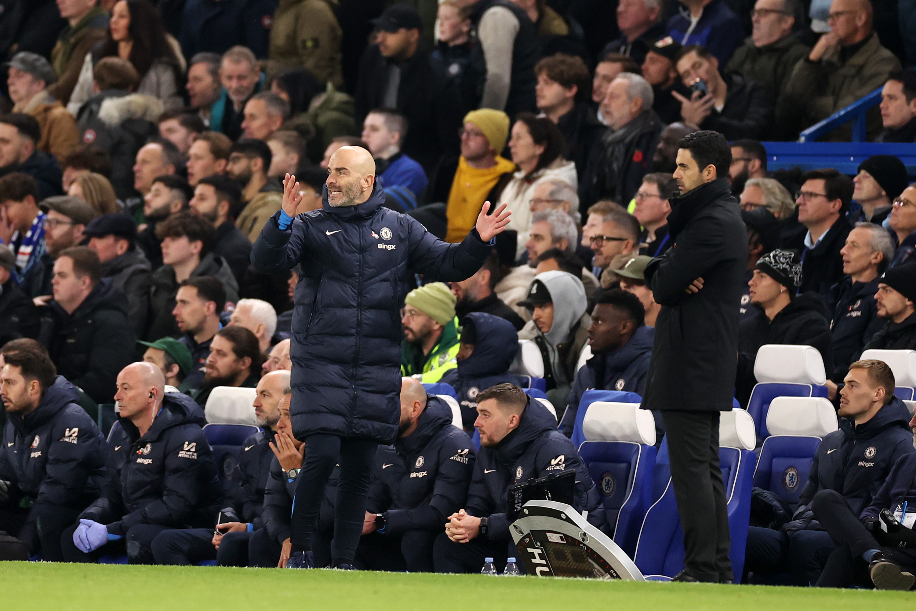 Mikel Arteta and Enzo Maresca