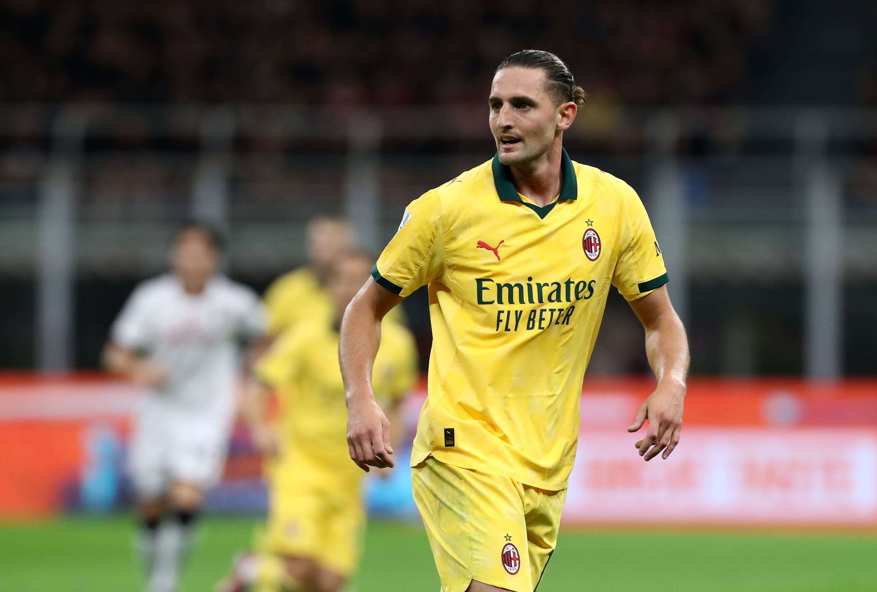 Adrien Rabiot in action for Milan