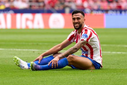 Nico Gonzalez in action for Atletico Madrid