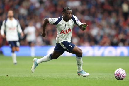 Mohammed Kudus in action for Spurs