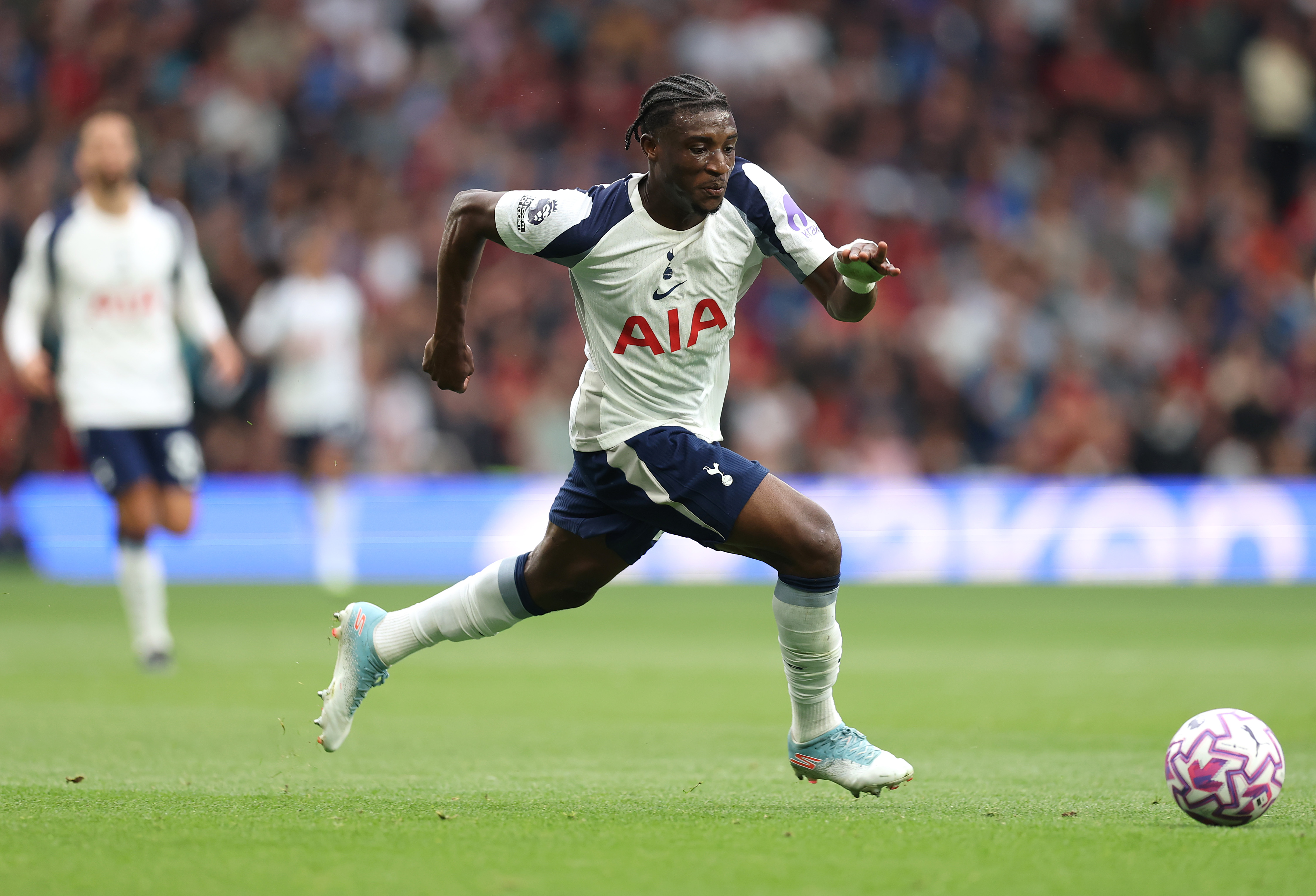 Mohammed Kudus in action for Spurs