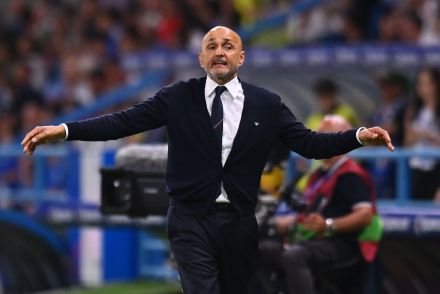Luciano Spalletti during his time with Italy