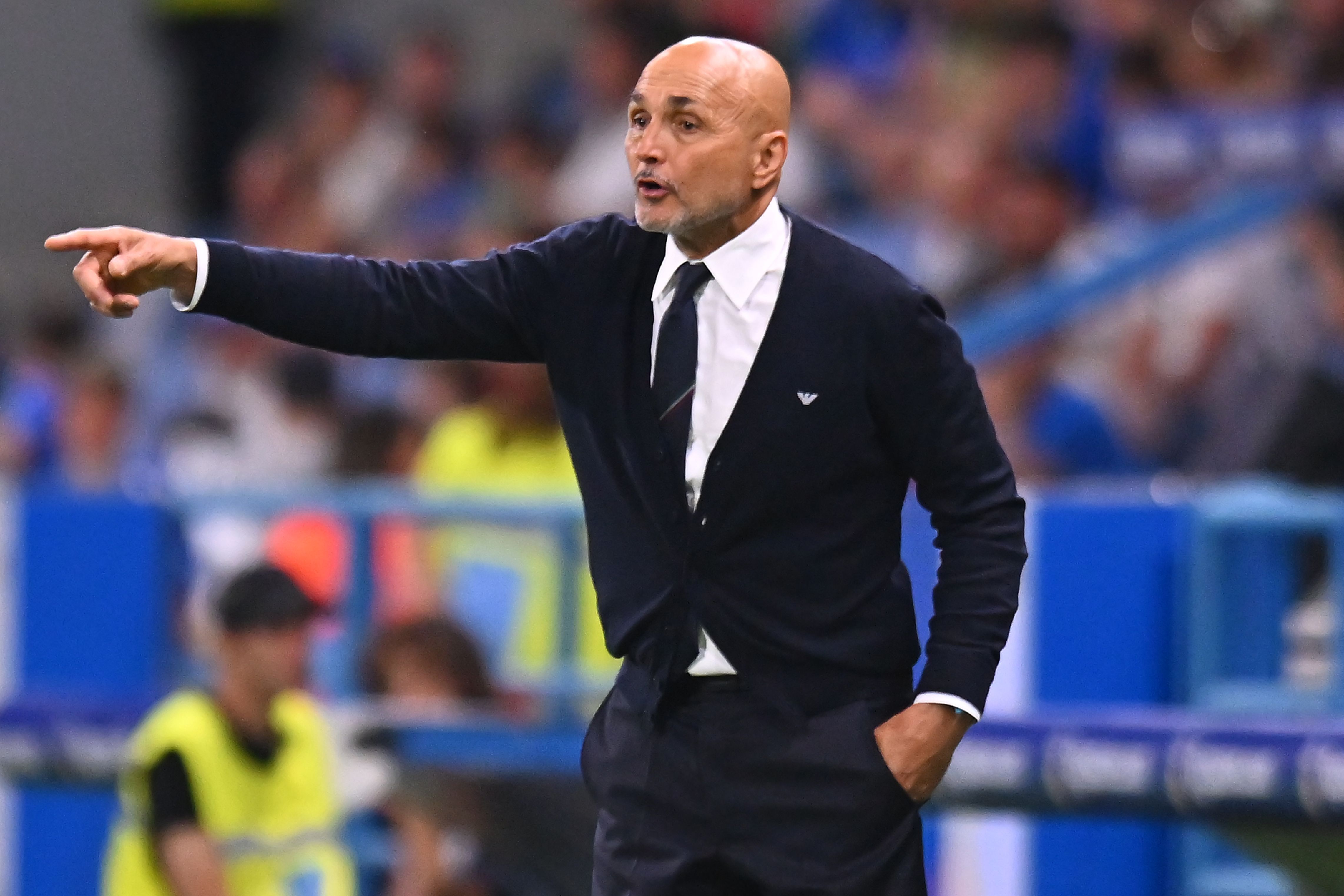 Luciano Spalletti during his time with Italy