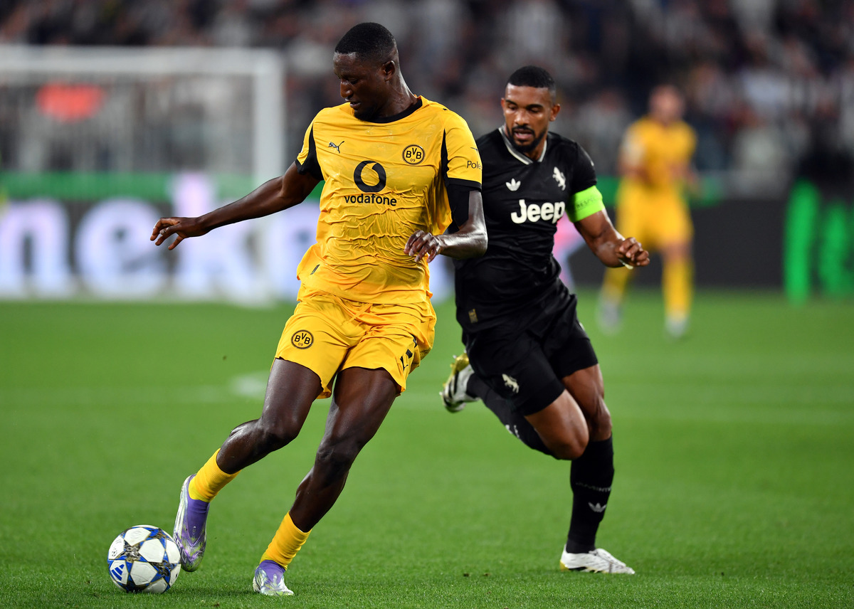 Gleison Bremer in action for Juventus