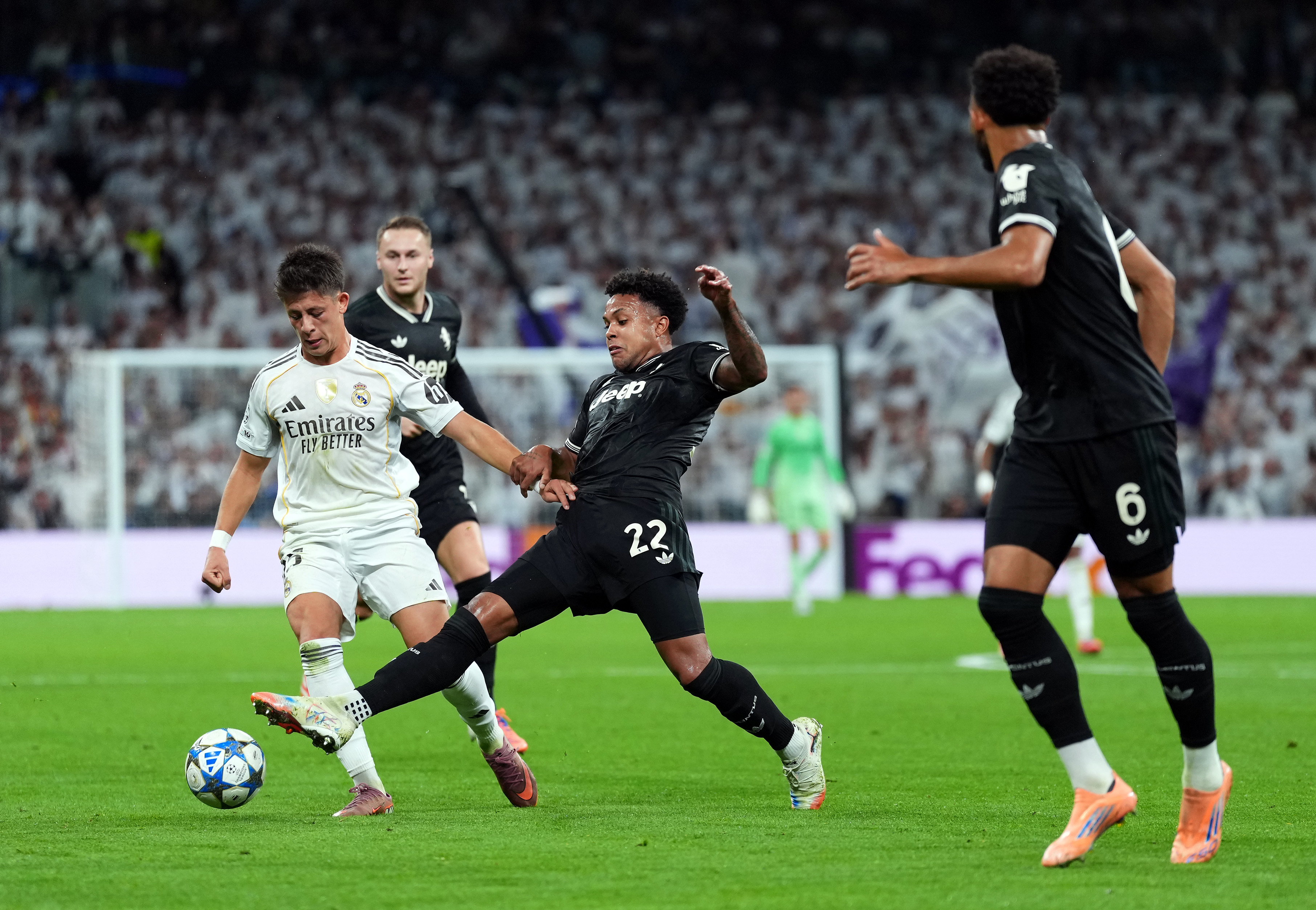Weston McKennie in action for Juventus