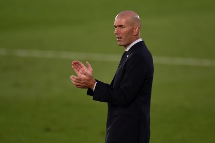 Zinedine Zidane during his time at Real Madrid manager