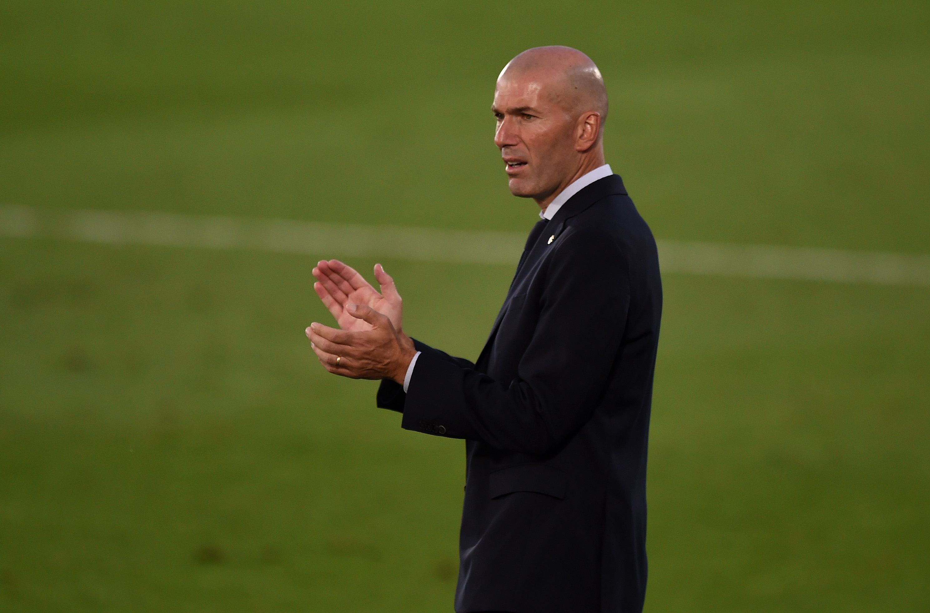 Zinedine Zidane during his time at Real Madrid manager