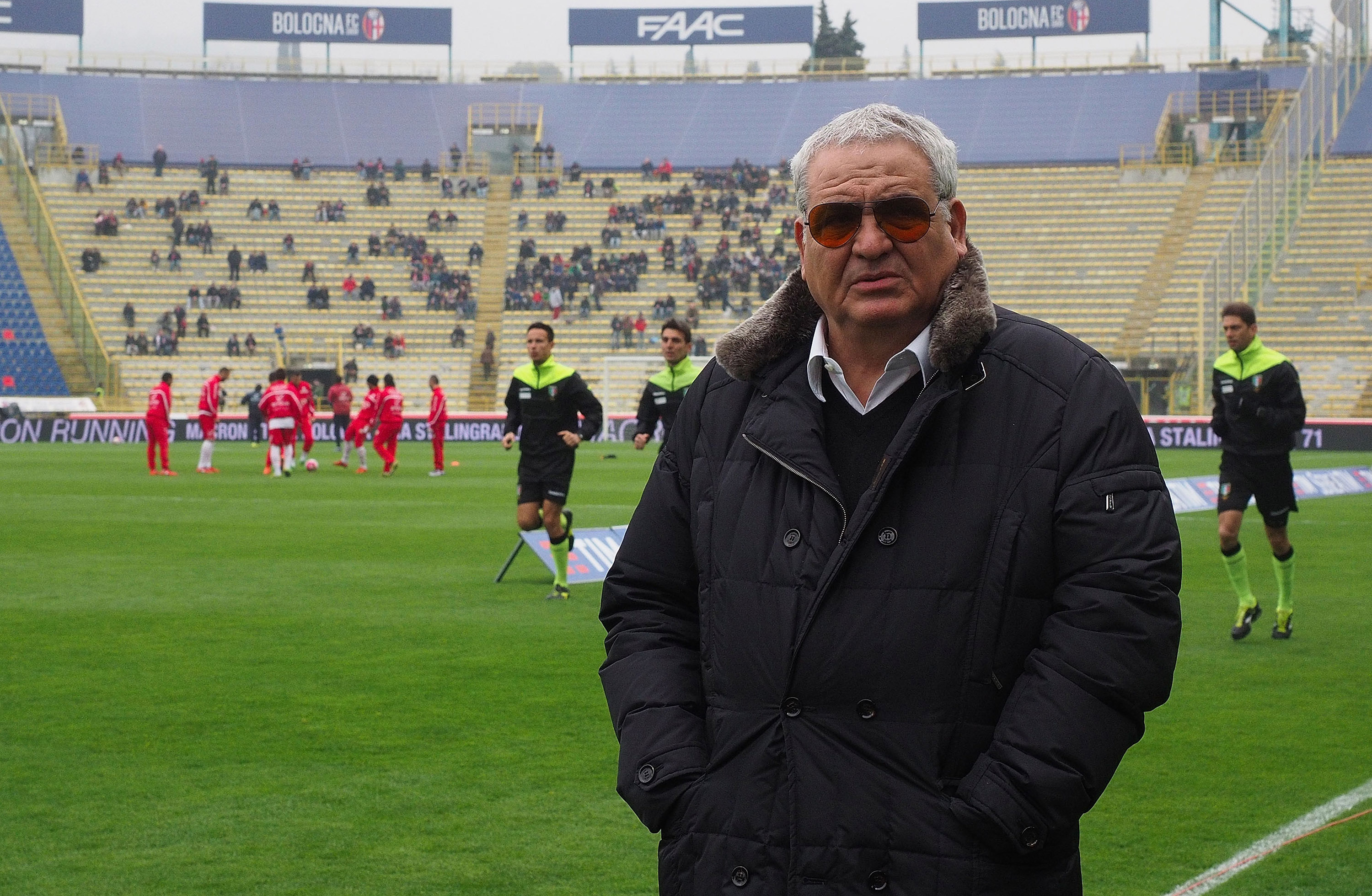 Pantaleo Corvino looking on