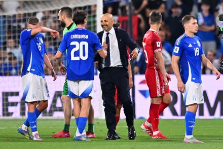 Luciano Spalletti and Andrea Cambiaso during their time with the Italian national team