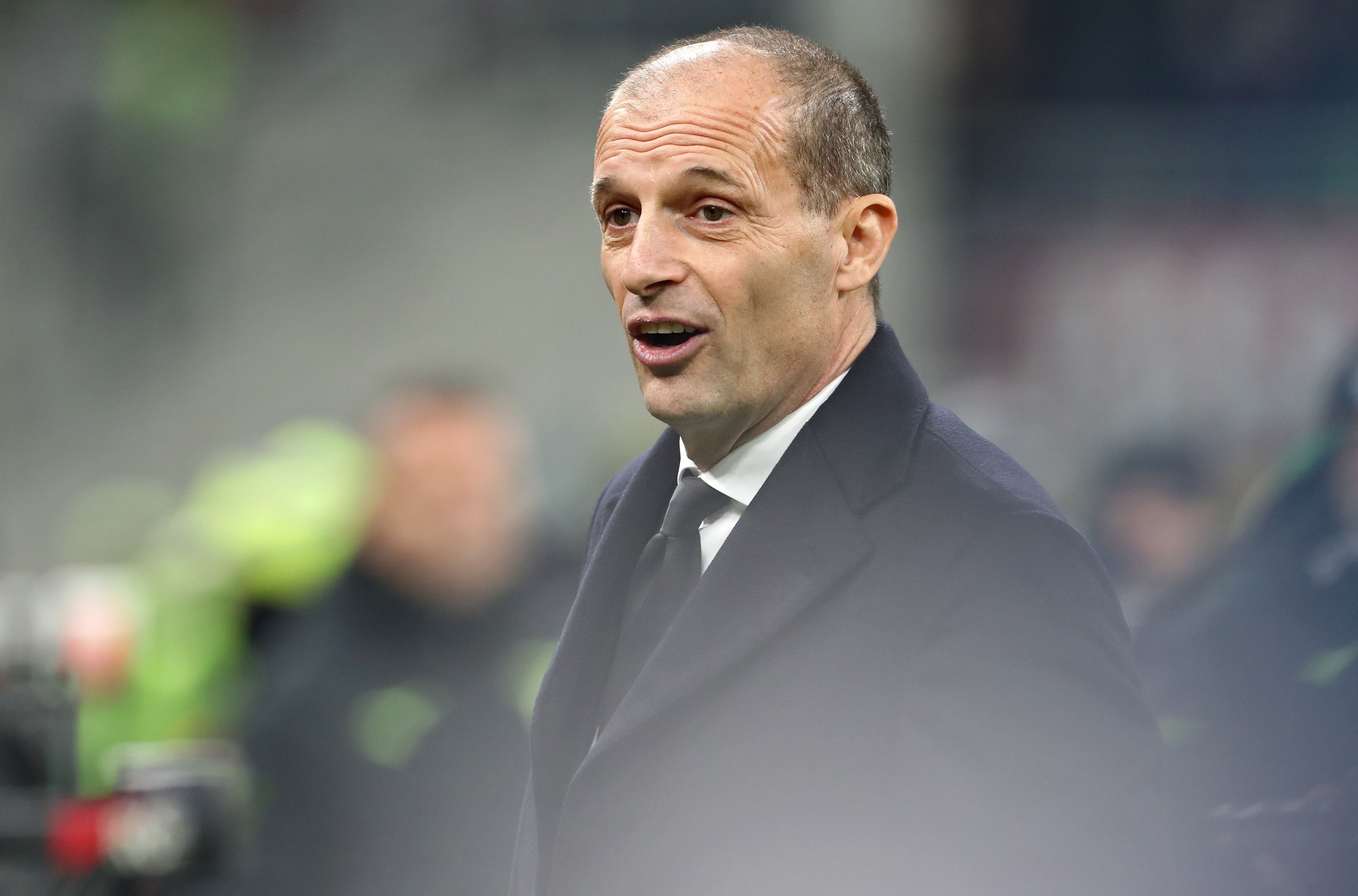 Max Allegri one the sidelines