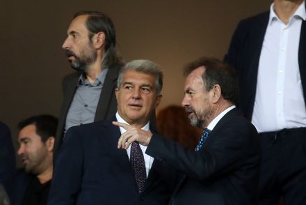 Barcelona president Juan Laporta