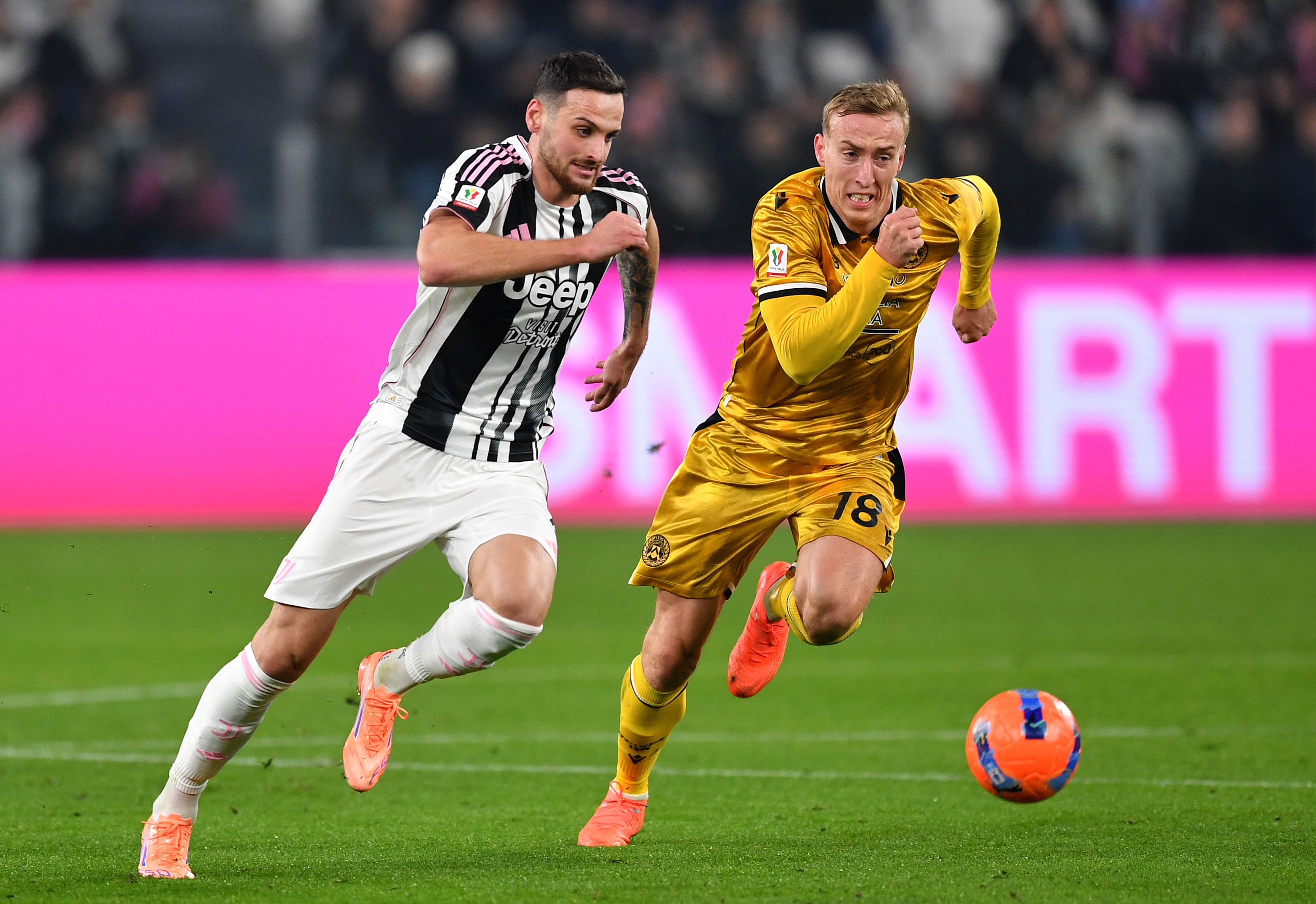 Federico Gatti in action against Udinese