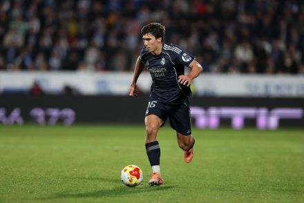 Gonzalo Garcia in action for Real Madrid