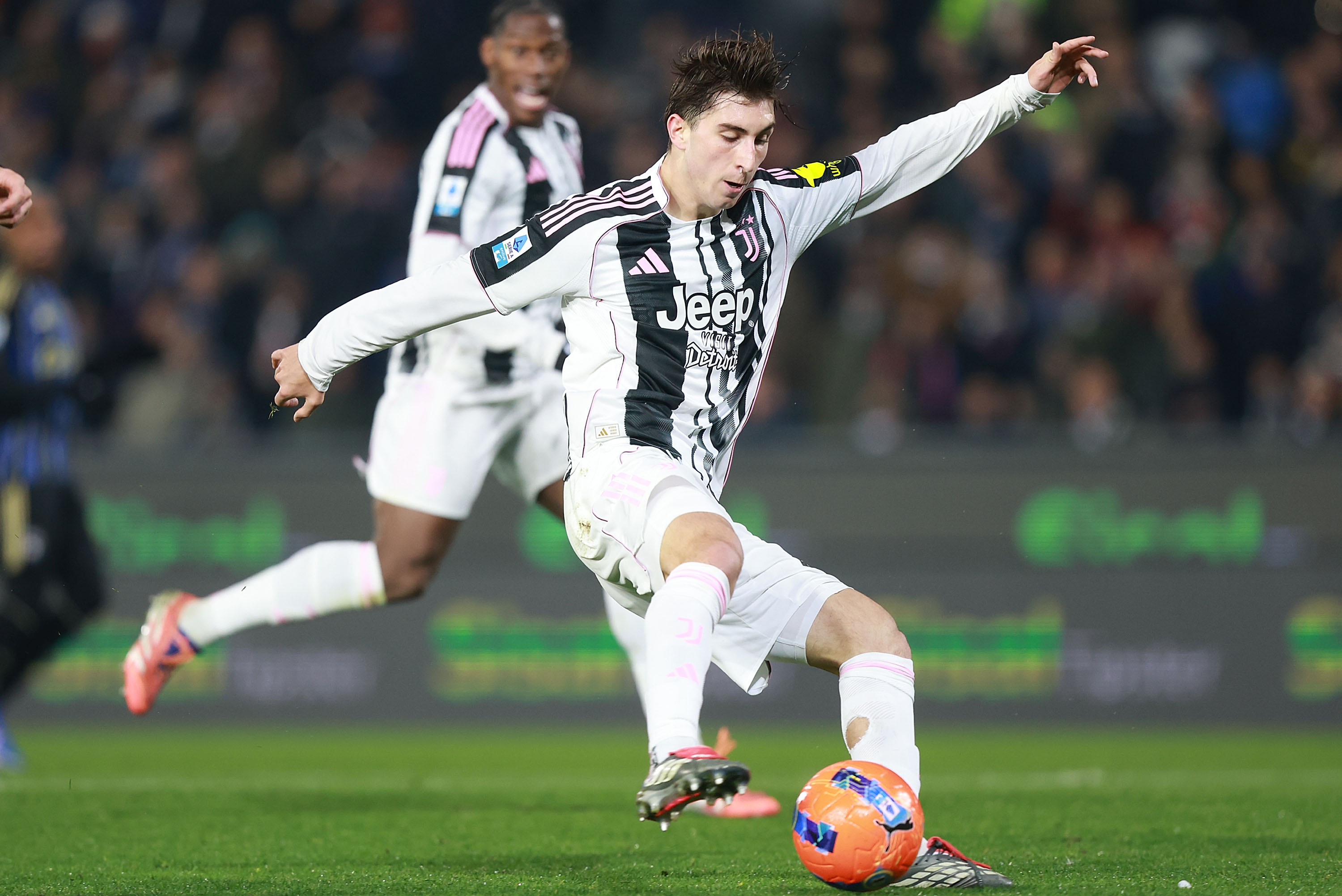 Fabio Miretti in action for Juventus