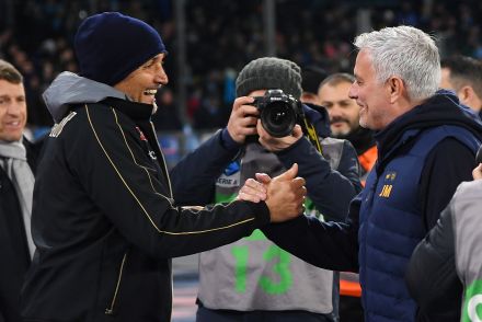 Luciano Spalletti and Jose Mourinho