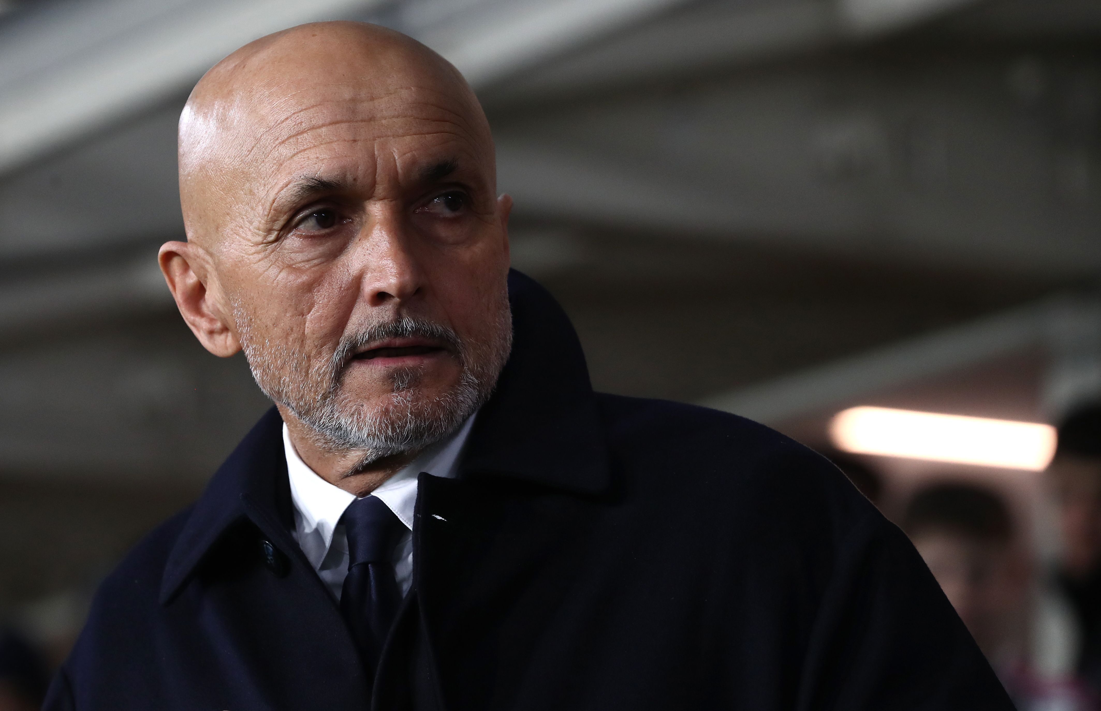 Luciano Spalletti looking on