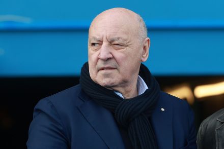 Giuseppe Marotta looking on