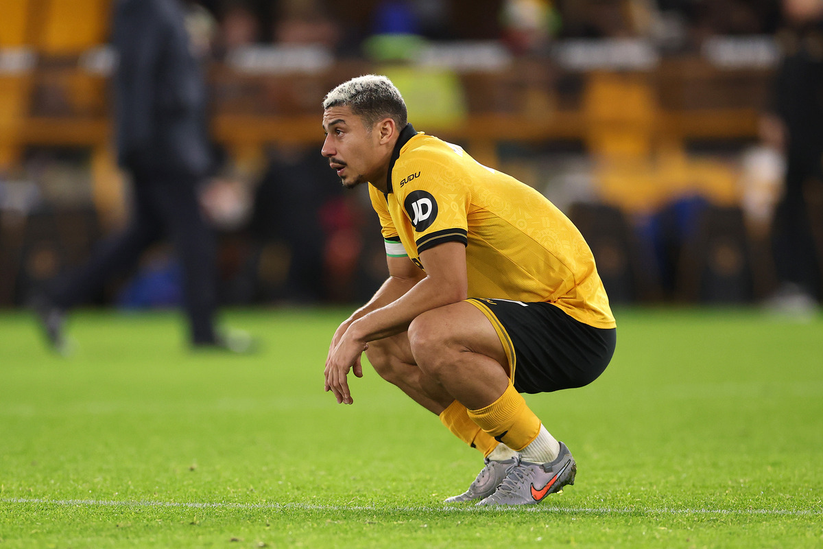 Andre in action for Wolves
