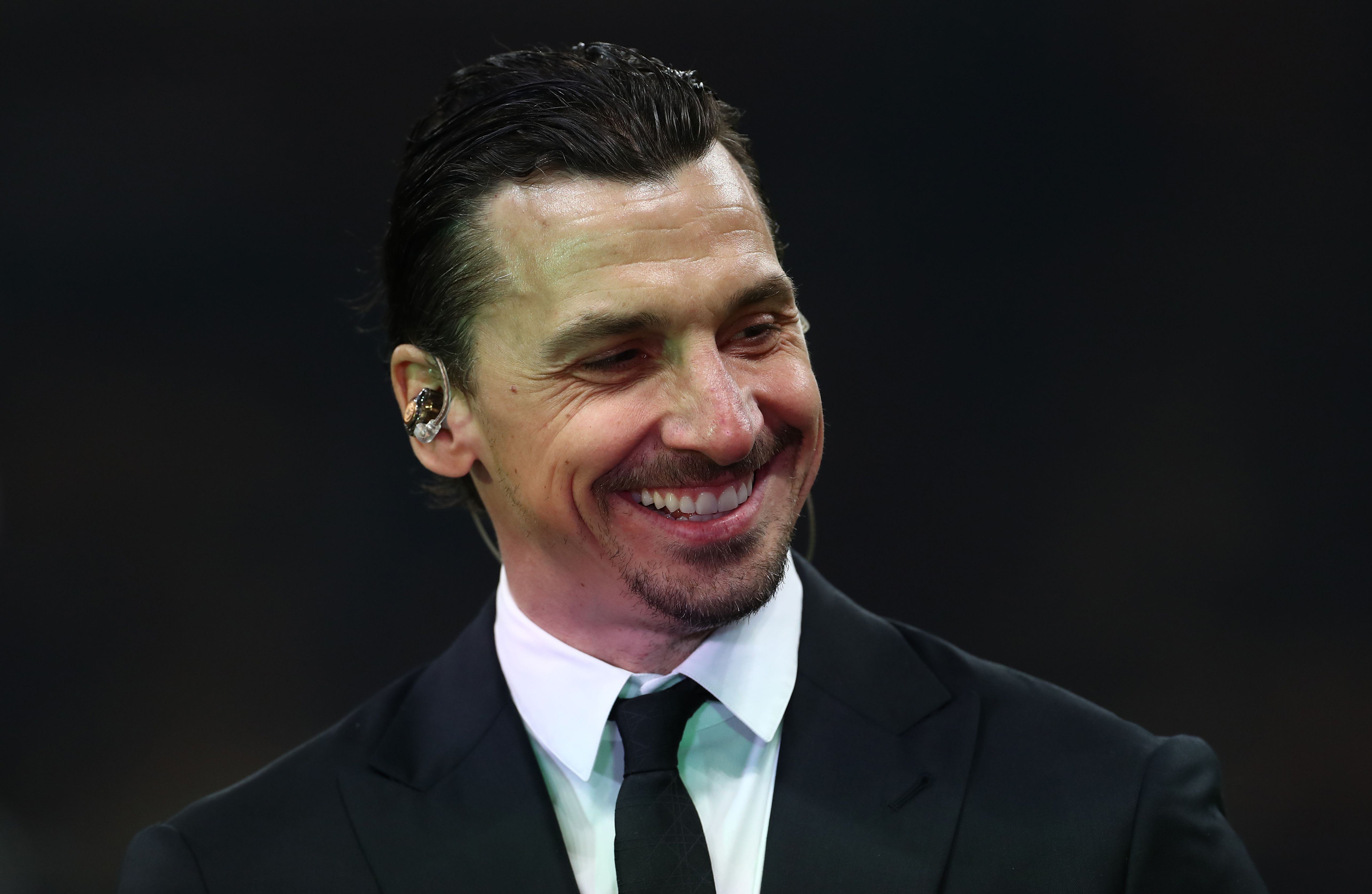 Zlatan Ibrahimovic ahead of the Derby della Madonnina