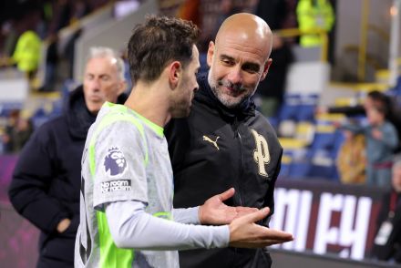 Bernardo Silva and Pep Guardiola