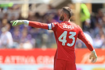 David De Gea in action for Fiorentina
