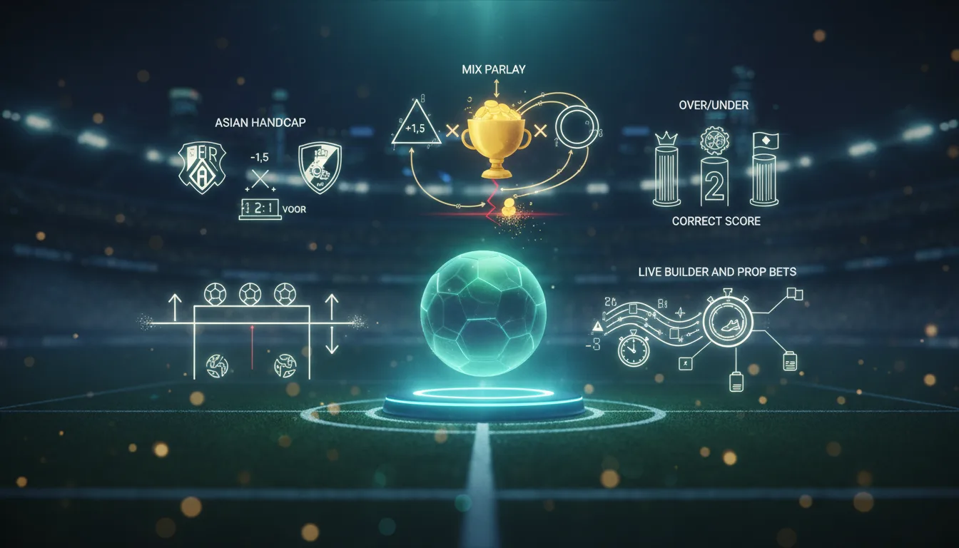 Jenis taruhan bola yang tersedia di situs judi bola terpercaya