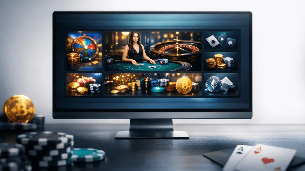 Premium online casino platform interface with modern design and secure gaming aesthetic