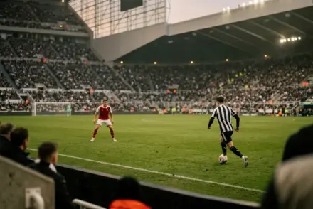 Juventus winger in a tense stadium scene representing Kenan Yildiz’s reported Arsenal transfer interest